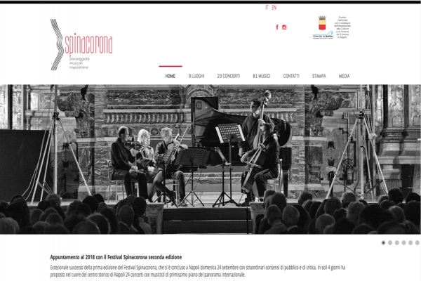 Brand identity e sito web Spinacorona festival